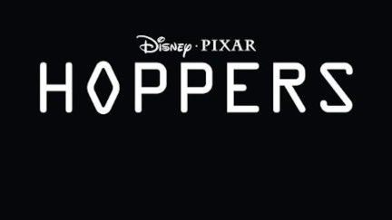 Hoppers movie title card.